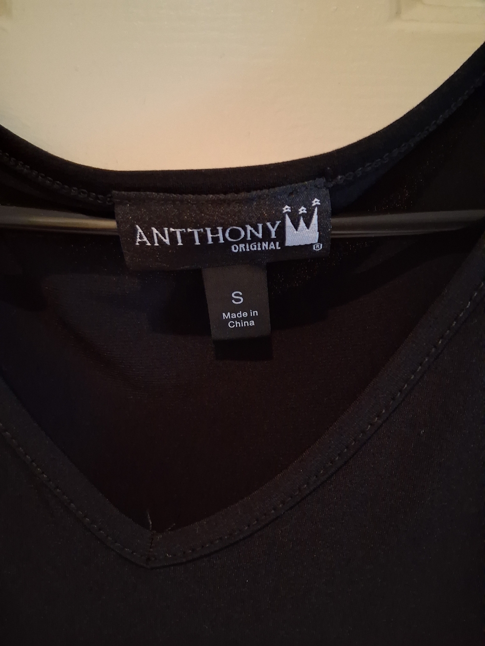 Antthony Black Pull-On Knit Pants